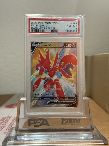 Scizor V graded PSA 8 for sale on eBay