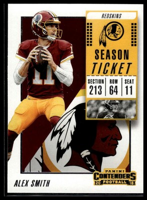 2018 Panini Contenders #1 Alex Smith