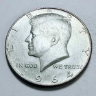 1964 Kennedy Silver Half Dollar 90% Silver Circulated Coin Free Shipping #7947