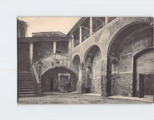 Postcard Il Cortile Palazzo del Podesta San Gimignano Italy