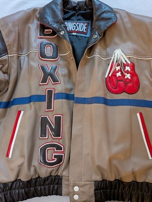 Ringside Leather Jacket Boxing 90s XL