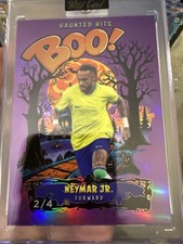 2025 Wild Card Haunted Hits BOO! Neymar Jr 2/4 SSP Purple Foil