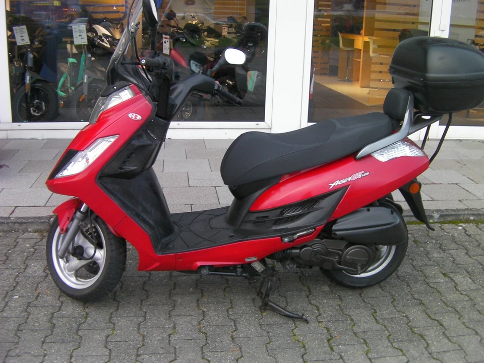 Roller Kymco Yager GT125 BJ 2008 24520 km fahrbereit Verkauf als Bastlerfahrzeug - Bild 2 von 4