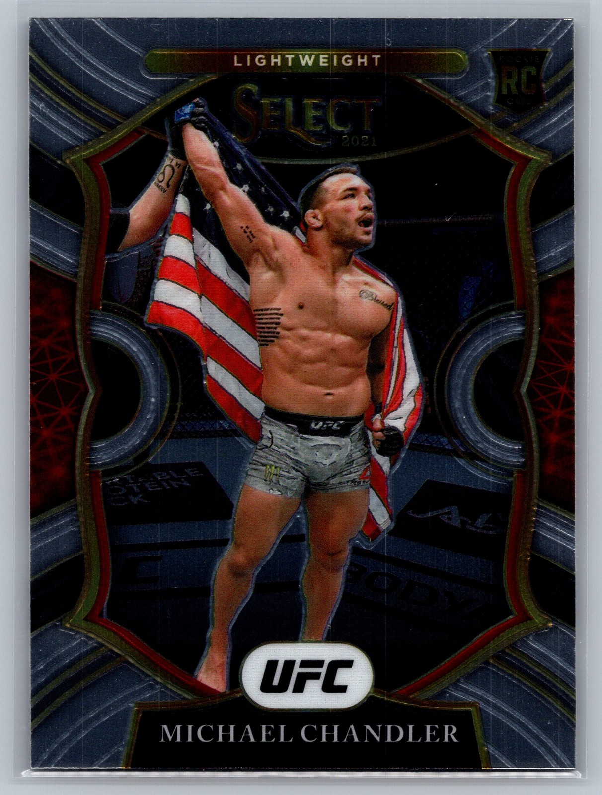 Michael Chandler 2021 Panini Select UFC #9 RC Rookie Card