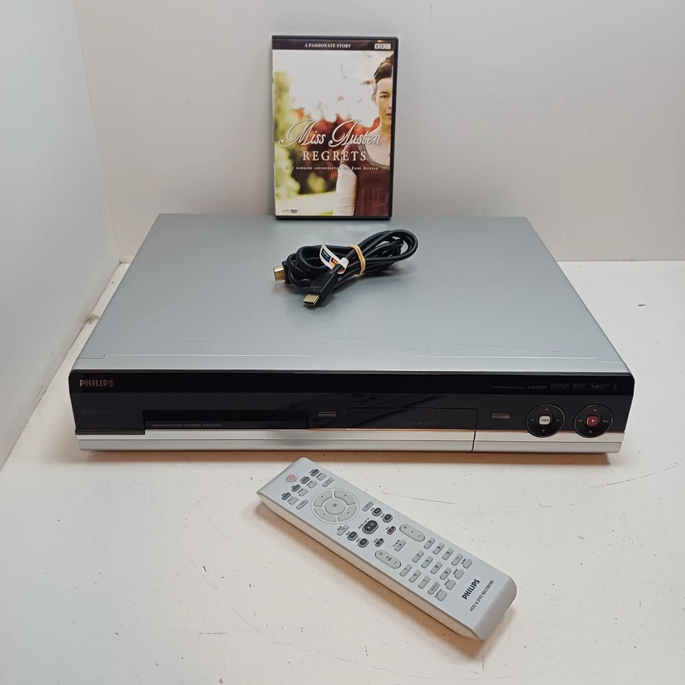 Philips DVDR 7310H DVD/HDD-Recorder +Remote TESTED HDMI 250Gb DV-in Prog.Scan