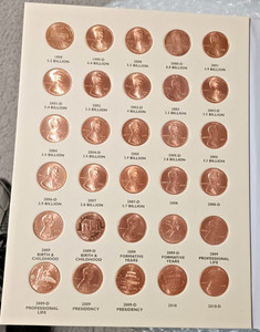 Lincoln Memorial Cents 1999-2024 Plus a 2015 proof & a 2016 Proof BUNC in Delux