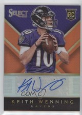 2014 Panini Select Rookie Auto Orange Prizm 35/35 Keith Wenning #RA-KW Auto 0c2