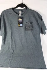 GM Chevrolet Racing Mens T-Shirt Size Medium POWER PERFORMANCE Chevy Graphic NEW