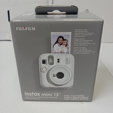 Fujifilm Instax Mini 13 Instant Film Camera - Clay White - New