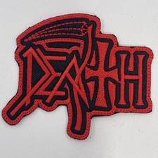 Death Metal Band Logo Patch: Quality Embroidery, Sew On, 3 1/4 By 2 3/4 Inches