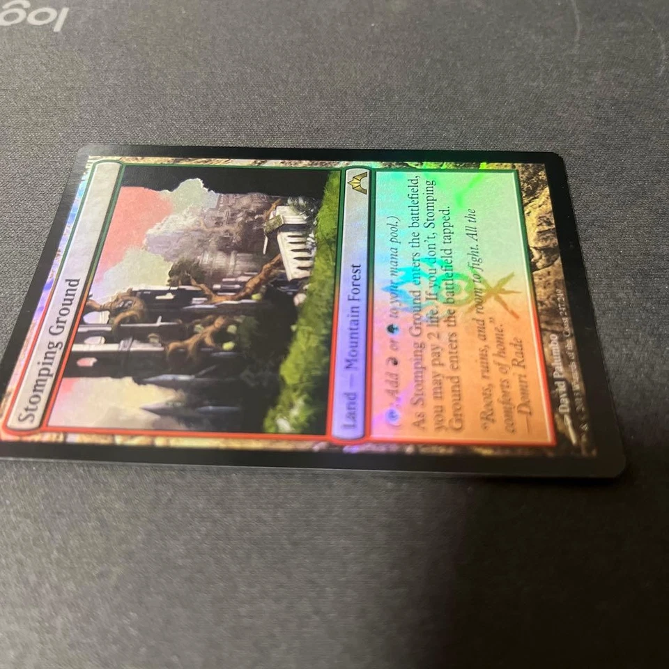 MTG Stomping Ground Foil GTC English Play This Card - Image 4 of 4