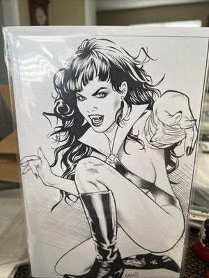Vampirella Halloween Horror #1 S - Greg Land Line Art Virgin Limited /400 Sealed
