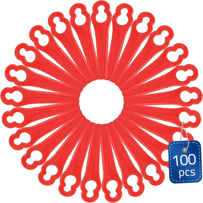 #ad 100 Pack Plastic Cutter Blades Replacement for Stihl PolyCut 2 2 Polycut 3 2 ... $26.39