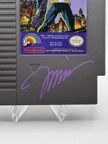 Jim Lee Signed Punisher NES Nintendo Cartridge Game 1990 Autographed *RARE* 