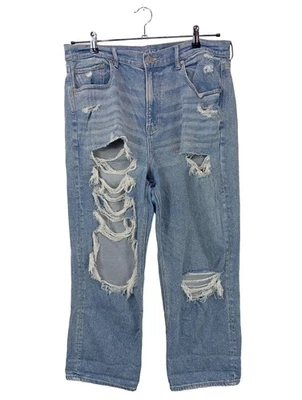 AMERICAN EAGLE OUTFITTERS Jeans boyfriend Dames Jeans T EU 46 bleu - Photo 1/4