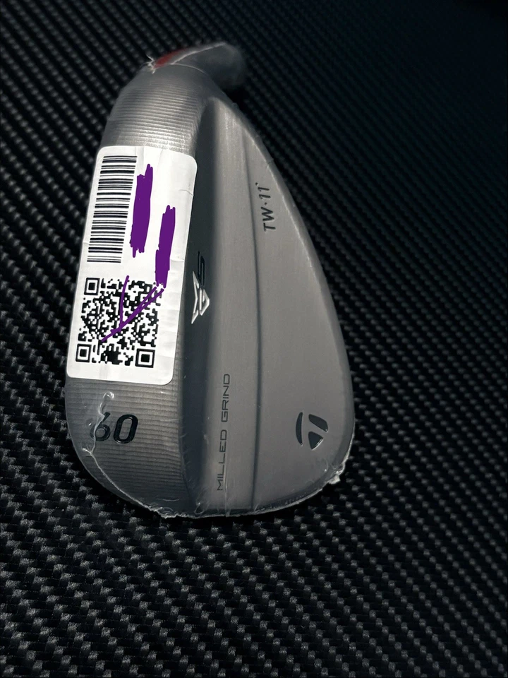 NEW TOUR ISSUE! TaylorMade MILLED GRIND 5 (MG5) TW 60° Wedge RAW- HEAD ONLY - Image 2 of 4