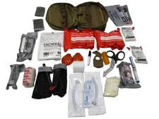MILITARY FIRST AID TRAUMA KIT CLS BAG COMBAT MEDICAL TOURNIQUETS BANDAGES SUPPLY
