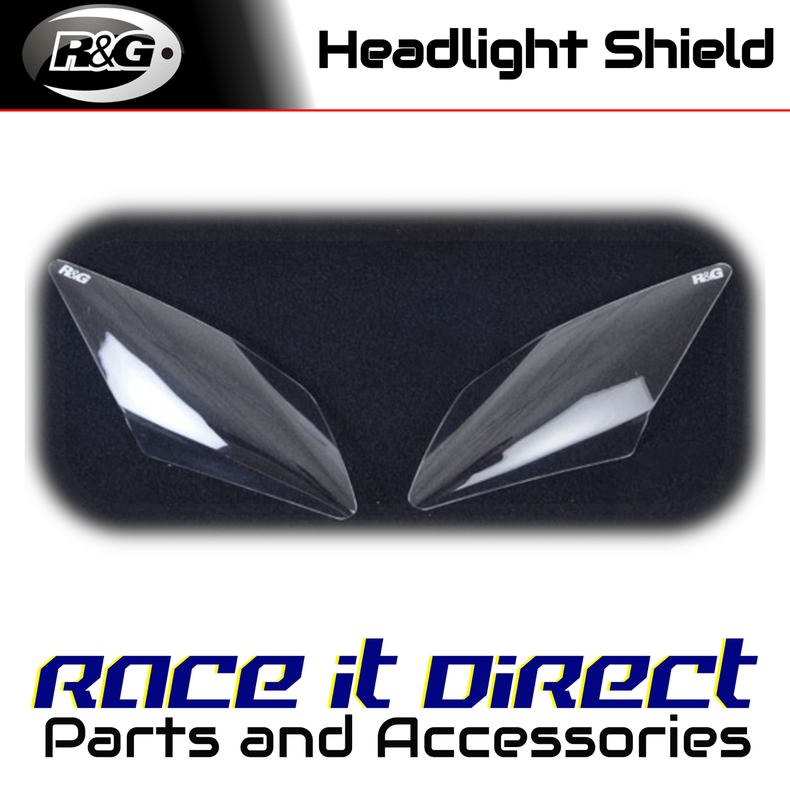 R&G - HLS0022CL - Headlight Shields