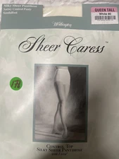 (178)  Worthington Sheer Caress White size Queen Tall Control Top