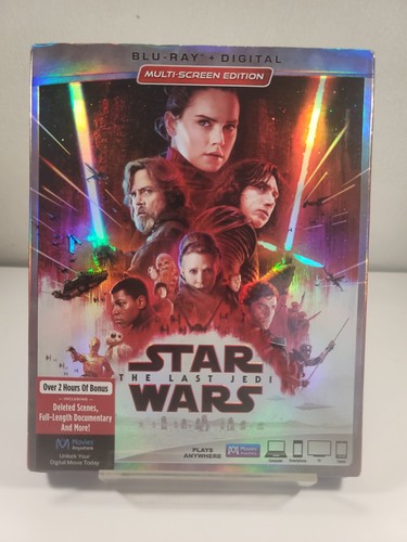 Star Wars: Episode VIII: The Last Jedi [Blu-ray] - VERY GOOD - no digital copy*