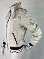 Pikeur International Size 10 Laurina Sports Brand Beige Full Zip Jacket
