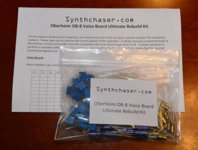 Oberheim OB-8 Voice Board Ultimate Rebuild Kit - Watch Video!