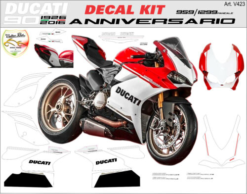 Kit adesivi design Anniversario Moto Ducati Panigale 1299/959 "V423" - Afbeelding 1 van 2