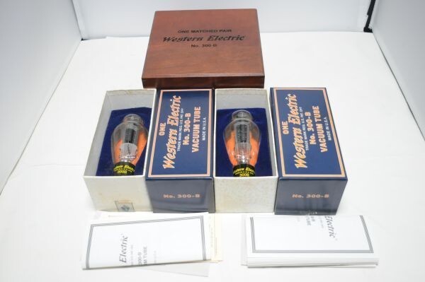 WESTERN ELECTRIC 300B Vacuum tubes Pair USED JP Used w/box WESTERN ELECTRIC 300B Vacuum tubes Pair USED JP Used w/box