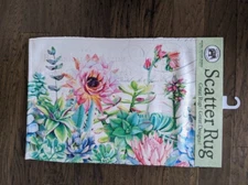 Michel Design Works 20" x 30" Scatter Rug - "Pink Cactus" - New!