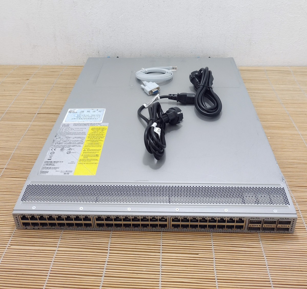 Cisco N9K-C93108TC-FX Nexus 9300 48p 10G BASE-T 6p 40G/100G QSFP28 Po Exh  2xPSU | eBay