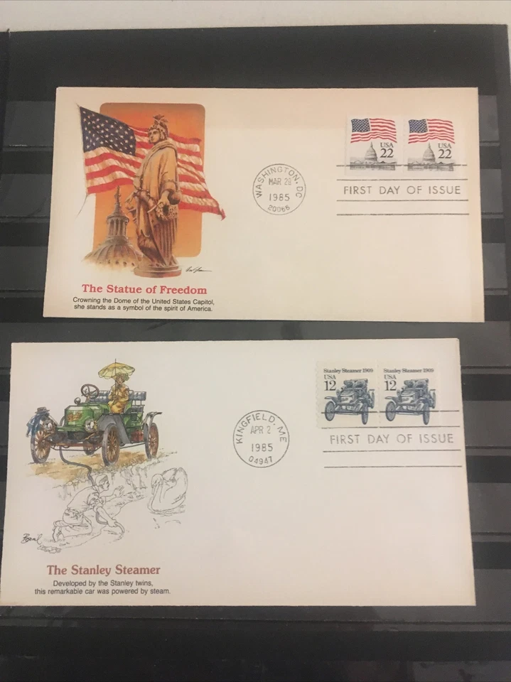 First Days Unaddressed Set 4 1988 American Roses Booklet H-21 - Image 3 of 4