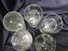 5 MIKASA CHEERS HIGHBALL GLASSES etched glass 3 DESIGNS! EXCELLENT! — photo 4