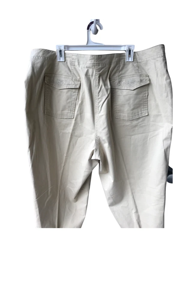 Брюки-капри French Laundry Sport хаки размер 22 Вт - Изображение 3 из 4