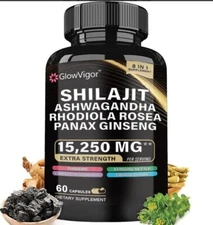 Shilajit Multivitamin (Turmeric, Ashwagandha, Ginger, Cordyceps Mushrooms)