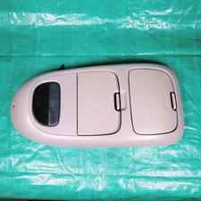 97 03 Ford F150 Overhead Console Storage Bin Compartment Clock Over Head
