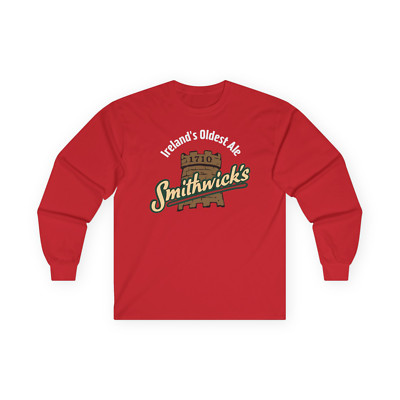 New Shirt Smithwick's Red Ale Beer Logo Men's T-Shirt American Dotees T-Shirt