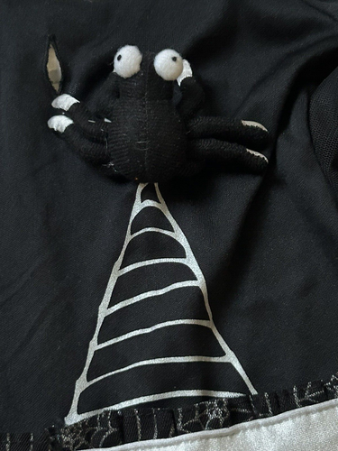 Halloween Dog Costume Witch Dress Spider Large NEW - Picture 7 of 10