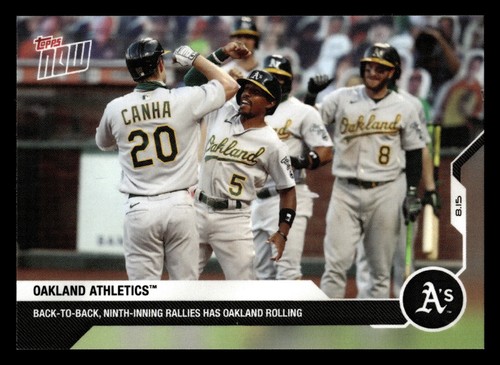 2020 Topps Now 112 OAKLAND ATHLETICS™