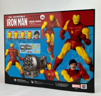 1DAY!! MAFEX Iron man Comic ver. Action Figure No.165 Medicom Toy