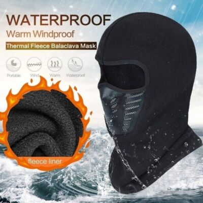 Balaclava Face Mask Men's Cold Weather Windproof Fleece Ski Ninja Mask Winter