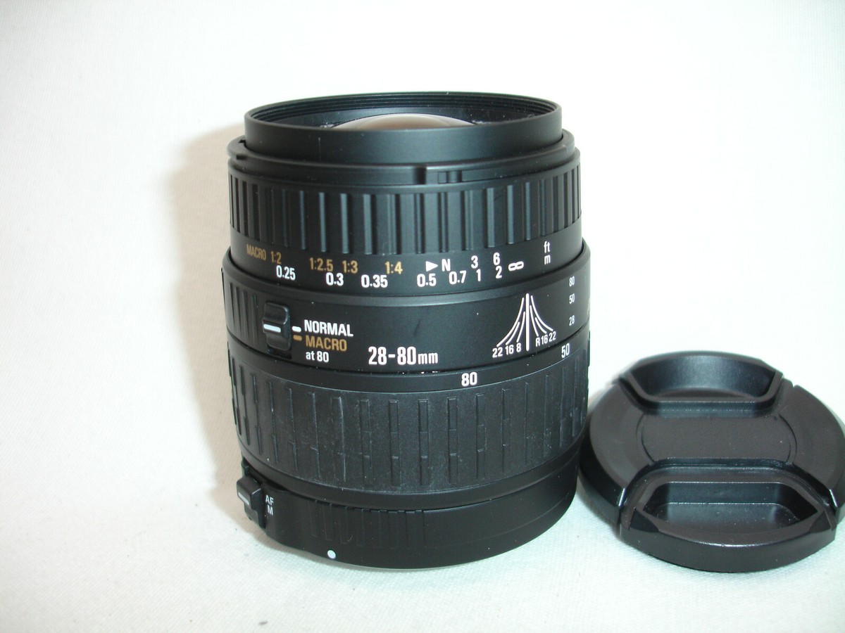 Sigma 28-80mm f/ 3.5-5.6 II lens with Macro, SAF Bayonet for Sigma