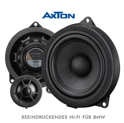 AXTON ATS-B100C 2-Wege 10 cm (4'') Lautsprecher kompatibel mit BMW Fahrzeugen