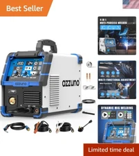 200A MIG Welder - 4 in 1 Dual Voltage Gas/Gasless Machine for Versatile Projects
