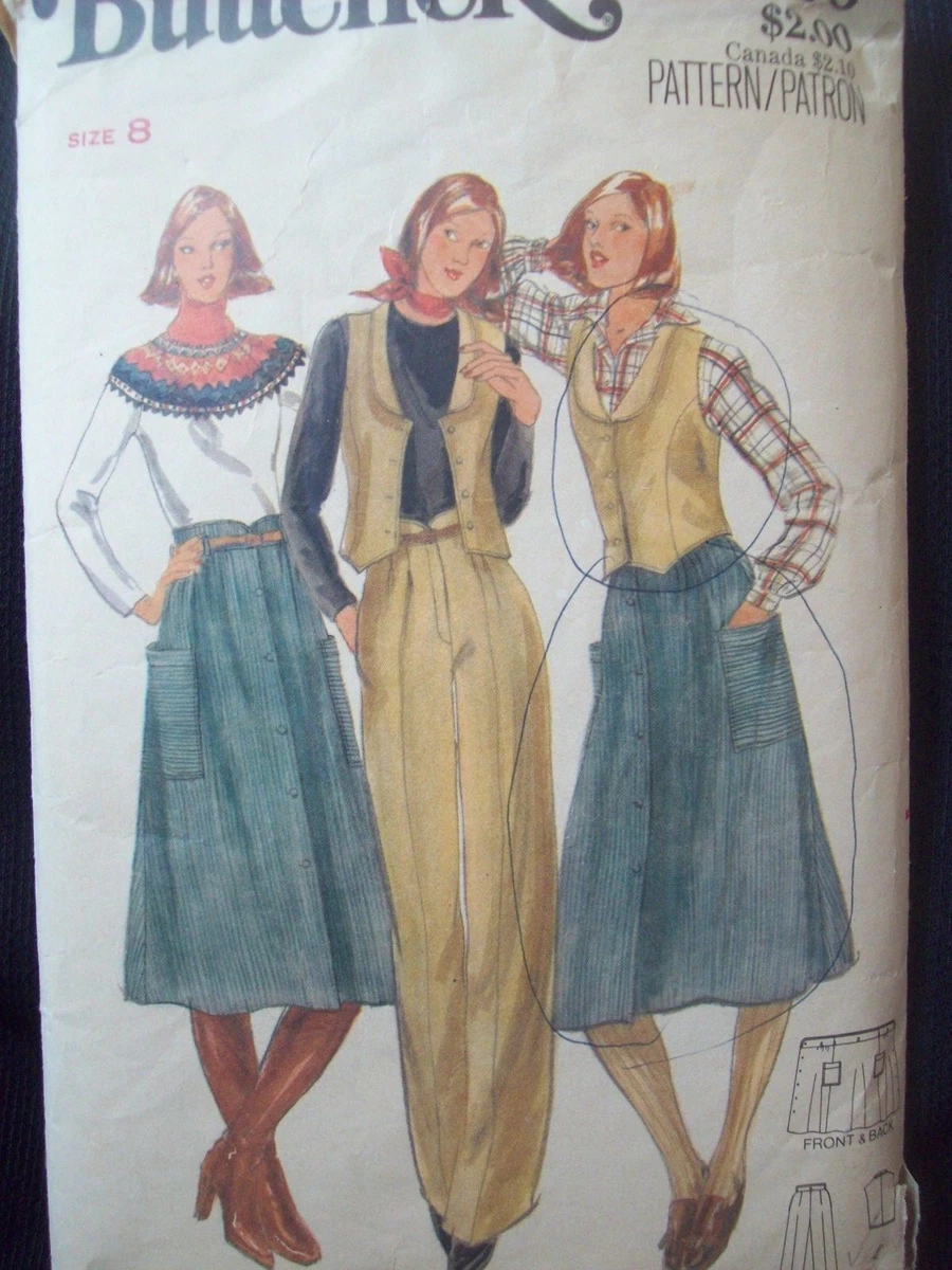 1970s top flared skirt