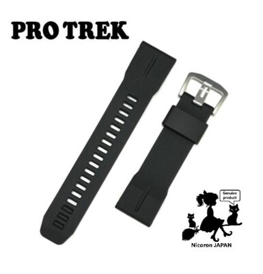 CASIO PRO TREK Replacement Belt Band Bracelet Black PRW-61, PRW-61Y JAPAN
