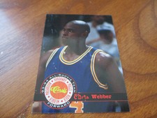 chris webber (golden state warriors-f) 1994 classic ROOKIE TEAM card #13 nr/mint