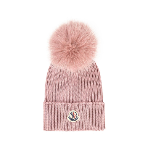 Moncler Little Girls Hat With a Fur 