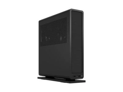 Fractal Design Ridge Black Mini-ITX Slim Small Form Factor Console PC Case with - Image 1 of 4