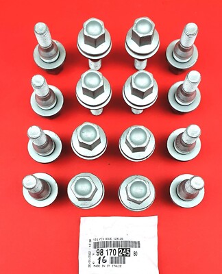 16x Original Peugeot Ecrou de Roue 2008, 206, 207, 208, 3008 - 9817024580