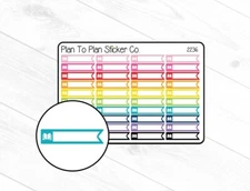2236~~ Book Flags Planner Stickers.